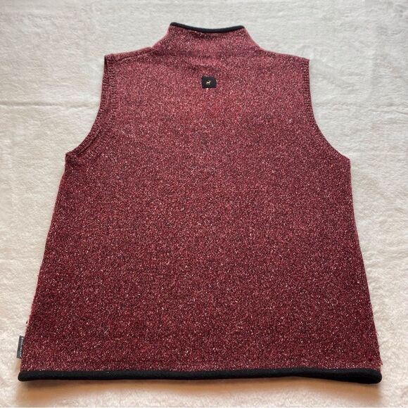 Woolrich Cotton Blend Ruby Red Vest Size Medium - Picture 2 of 10